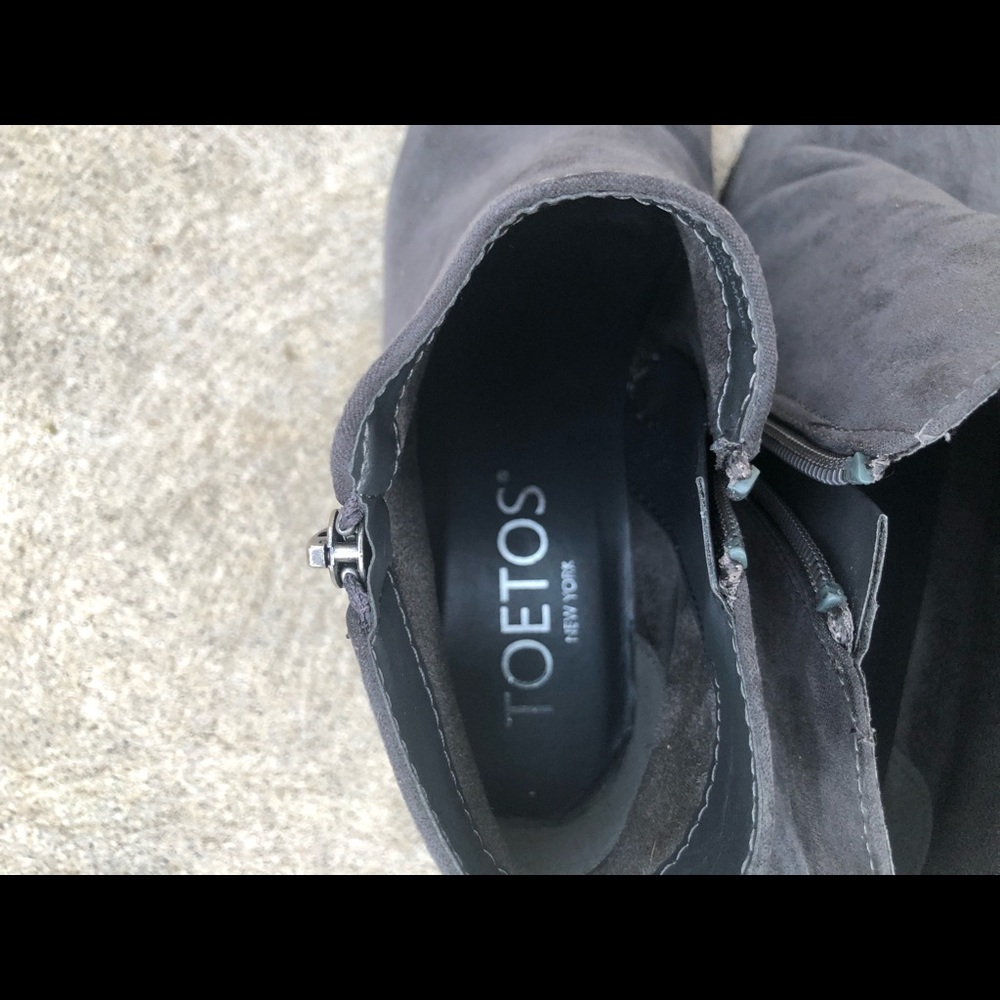 Toetos Gray Booties - Picture 3 of 4